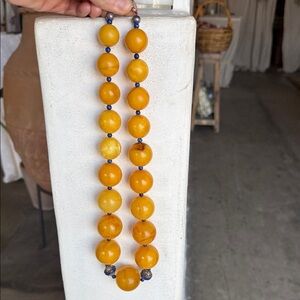 270 grams Natural Butterscotch Egg Yolk Baltic Amber Necklace
